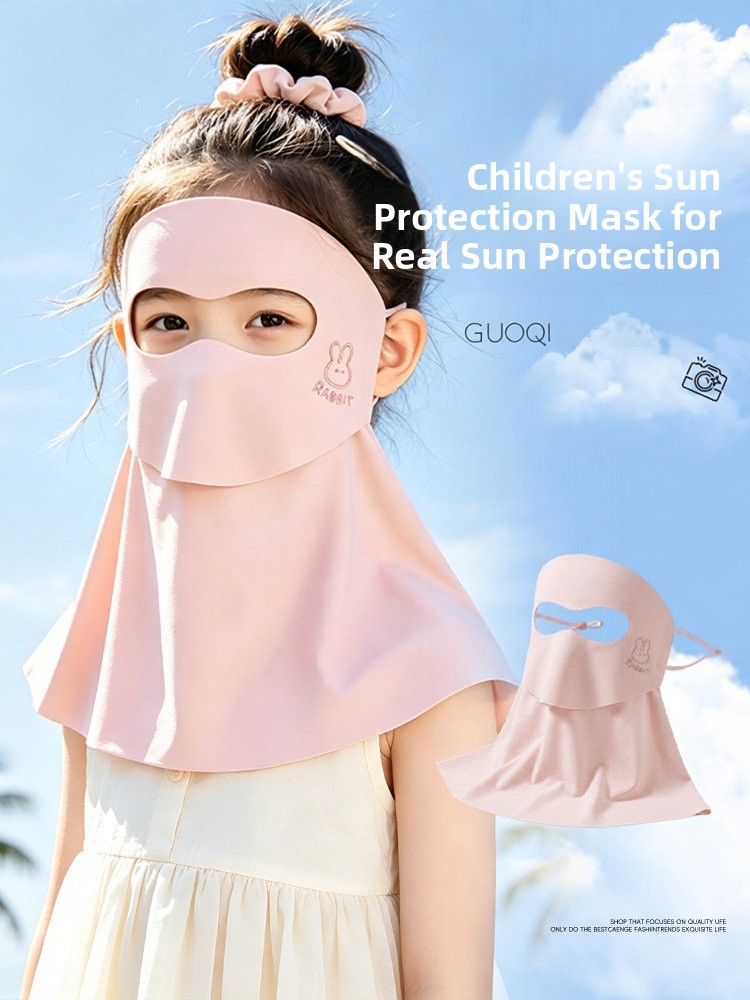Kids Face Mask - Masque de protection solaire pour enfants,