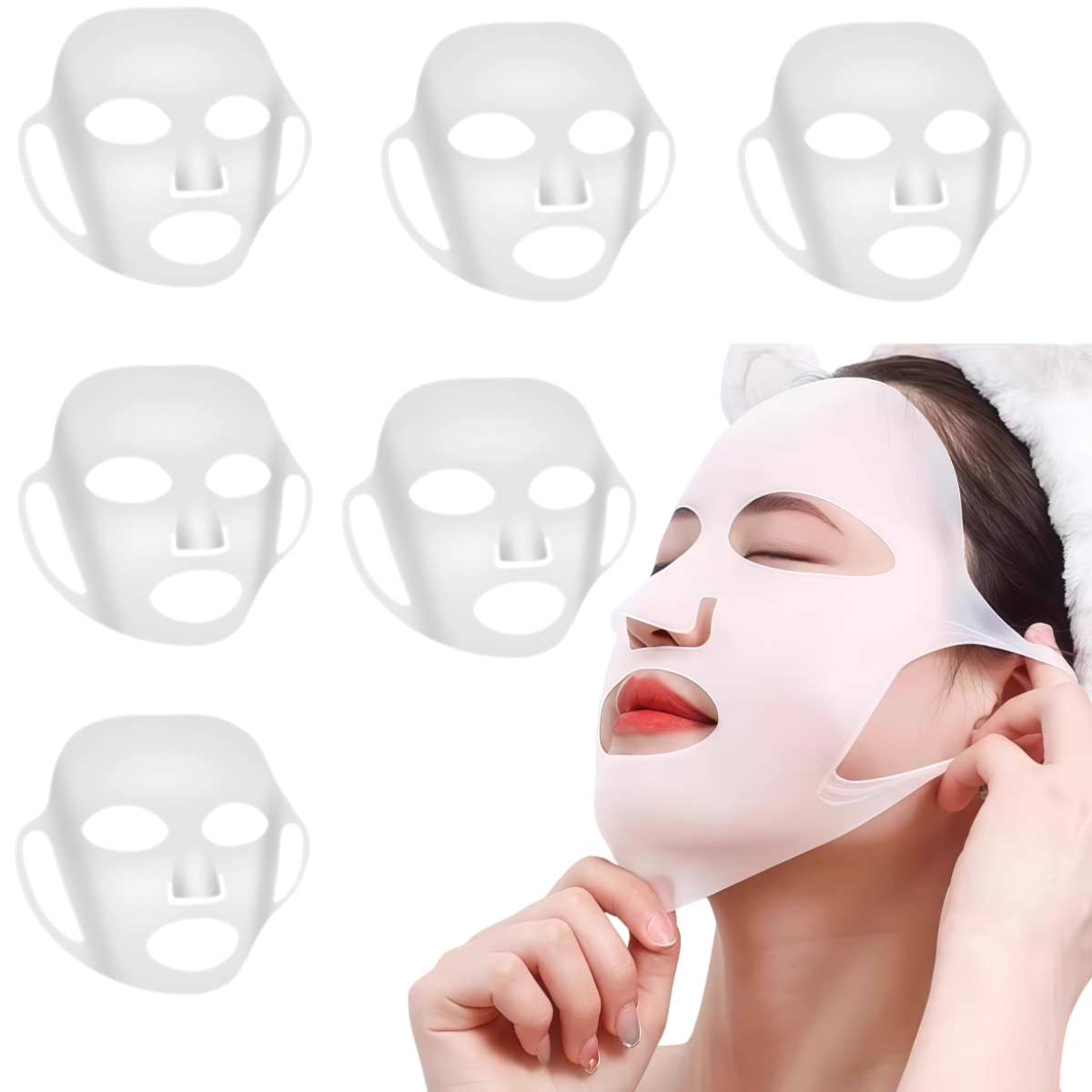 1 pièce, masque facial en sili - Silicone Mask Bracket avis et prix